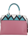 PRD ESPLANADE WAY HANDBAG BEGONIA+GIAD CITY CALF SAFFIANO (BA) GOLD HARDWARE WITH CARD AND DUST COVER