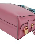 PRD ESPLANADE WAY HANDBAG BEGONIA+GIAD CITY CALF SAFFIANO (BA) GOLD HARDWARE WITH CARD AND DUST COVER