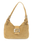 FNDI Corduroy Shoulder Bag Hand Bag Brown 26569