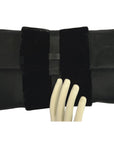's G. GCCI silk & velvet clutch