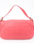 FNDI Mamma Baguette Leather Hand Bag Shoulder Bag Pink 8BR600