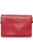PRD Crossbody Bag Small Red Vitello Daino Gold