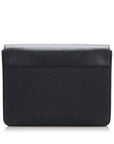 Black LV Monogram Taurillon Pochette Steamer Clutch Bag
