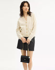 Mini Klare Crossbody Bag (Gold/Dark Stone)