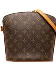 Brown LV Monogram Drouot Crossbody Bag