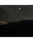 's G. GCCI silk & velvet clutch