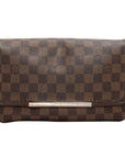 Brown LV Damier Ebene Hoxton PM Crossbody Bag