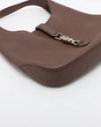 GCCI Leather Shoulder Bag Brown