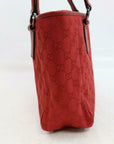 Brand Inspired GCCI Tote Bag Red Canvas