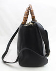 Brand Inspired GCCI Tote Bag Black Leather (SHC-)
