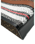 BBERRY Bridle Canvas Monogram Stripe E-Canvas Tote