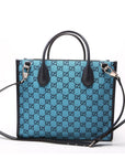 GCCI GG Canvas Interlocking GG Small Tote