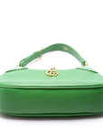 GCCI Aphrodite Leather Small Shoulder Bag Green