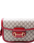 GCCI Horsebit Shoulder Bag Red