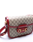 GCCI Horsebit Shoulder Bag Red