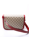 GCCI Horsebit Shoulder Bag Red