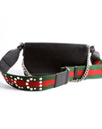 GCCI Dionysus Leather East-West Small Shoulder Black