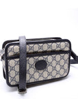 GCCI GG Supreme Interlocking Mini Bag Blue