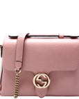 GCCI Medium Interlocking Satchel Pink