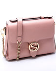 GCCI Medium Interlocking Satchel Pink