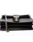 GCCI Dionysus Leather Shoulder Small Black