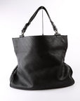 GCCI Blondie Medium Leather Tote Black