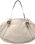 GCCI GCCIssima GG Twins Medium Tote White