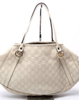 GCCI GCCIssima GG Twins Medium Tote White