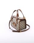 GCCI GG Supreme Horsebit Mini Top Handle Bag