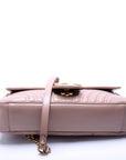 GCCI Marmont Leather Shoulder Medium Nude