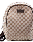 GCCI GG Canvas Travel Backpack