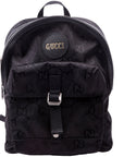 GCCI GG Nylon Off the Grid Backpack Black