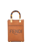 FNDI Brown Mini Sunshine Shopper Handbag