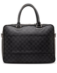 Black LV Damier Graphite Icare Business Bag