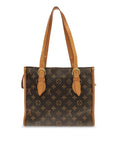 Brown LV Monogram Popincourt Haut Shoulder Bag