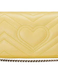 (WMNS) GCCI Marmont Mini-Sized Single-Shoulder Bag Yellow -DTDCP-