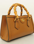 GCCI Bamboo way Bag Diana Women's Handbag,Shoulder Bag Brown