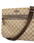 GCCI GG Supreme Women's Shoulder Bag Beige,Brown