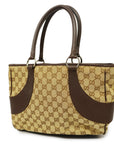 GCCI GG Canvas Women's Tote Bag Beige,Brown