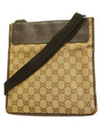 GCCI GG Canvas Women's GG Canvas Shoulder Bag Beige,Brown