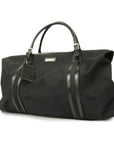 GCCI Boston Bag Men,Women,Unisex Leather,Nylon Boston Bag Black