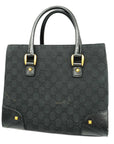 GCCI GG Canvas Handbag Women's Black