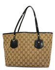 GCCI GG Canvas Tote Bag Women's Canvas Tote Bag Beige,Black