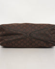 GCCI Women's Nylon Shoulder Bag Brown