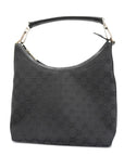 GCCI Women's GG Canvas Hand Bag Black