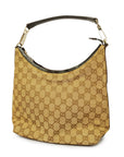 GCCI GG Canvas Handbag Women's Handbag Beige,Brown