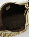 GCCI GG Canvas Handbag Women's Handbag Beige,White