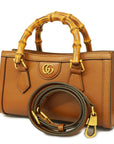 GCCI Bamboo way Bag Diana Women's Handbag,Shoulder Bag Brown