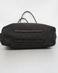 GCCI GG Canvas Tote Bag Women's GG Canvas,Leather