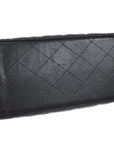 CHNL 1996-1997 Double Side Classic Flap Shoulder Bag Medium Black Caviar
